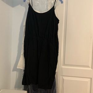 Old Navy black dress with elastic band in middle